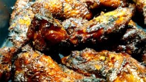 Slow Smoked Grilled Chicken Wings
