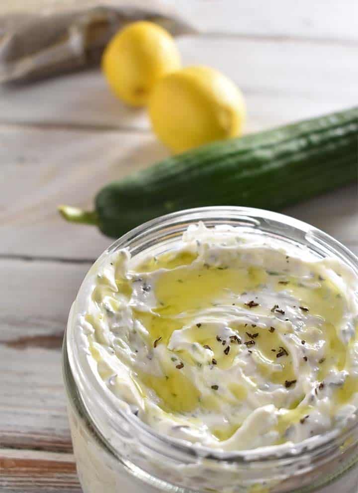 Greek Tzatziki Recipe with Fresh Dill, Easy and Delicious! - MealPlanHQ.com