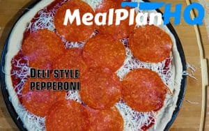 Deluxe Truffle Oil Homemade Pizza - pepperoni