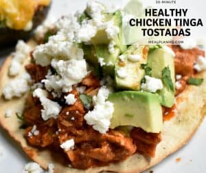 Healthy Chicken Tinga Tostadas Recipe