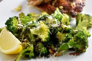 lemon parmesan roasted broccoli recipe
