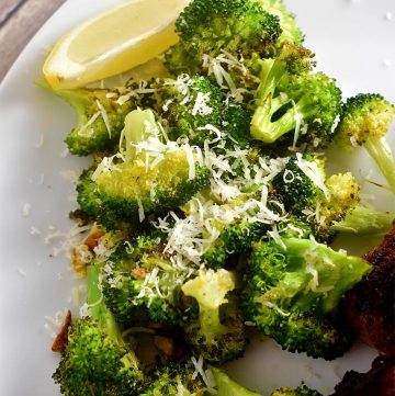 Lemon Parmesan Roasted Broccoli Recipe