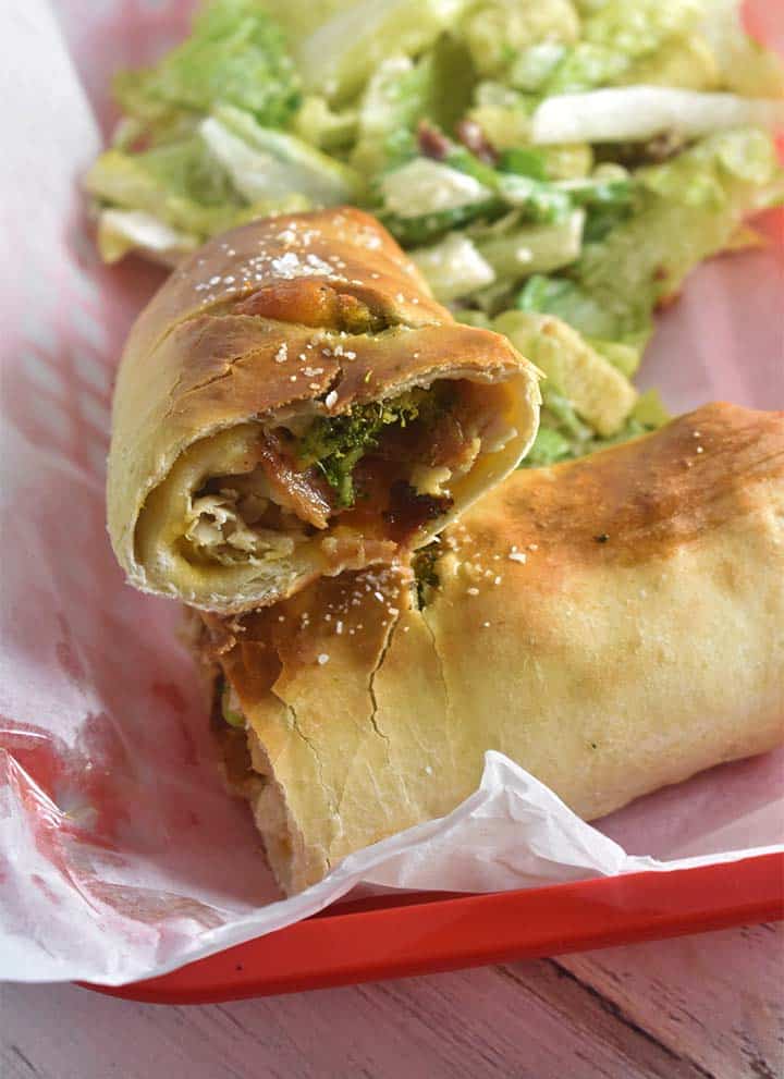 Chicken Broccolia Stromboli