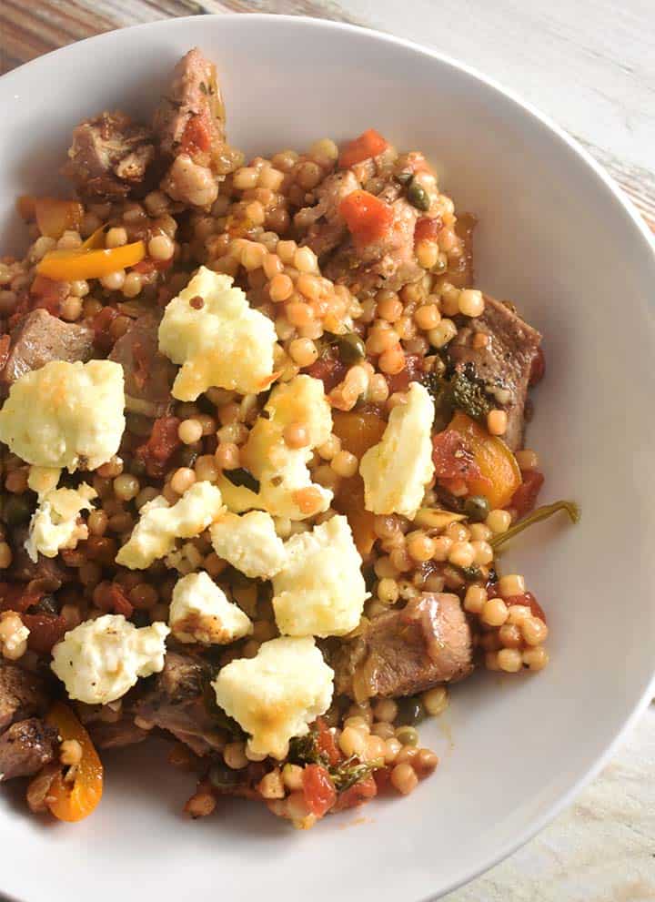 Greek Couscous with Lamb recipe