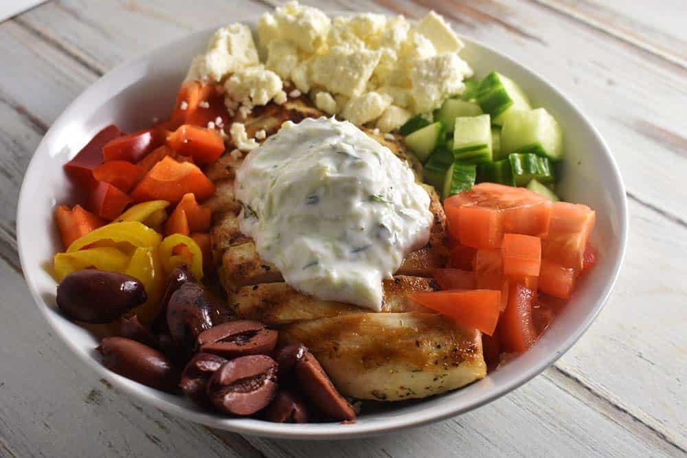 Keto Greek Chicken Bowls Recipe (2) | Nerd Chefs