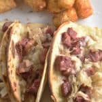 Corned Beef Reuben Tacos