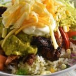 Chipotle Chicken Bowl Recipe Pin