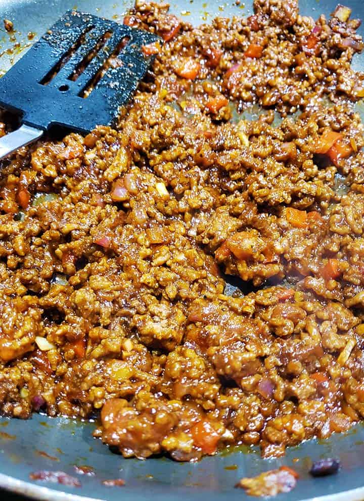 Sloppy Joe Meat in Pan