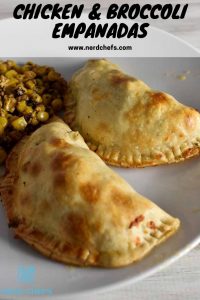 chicken and broccoli empanada for pinterest