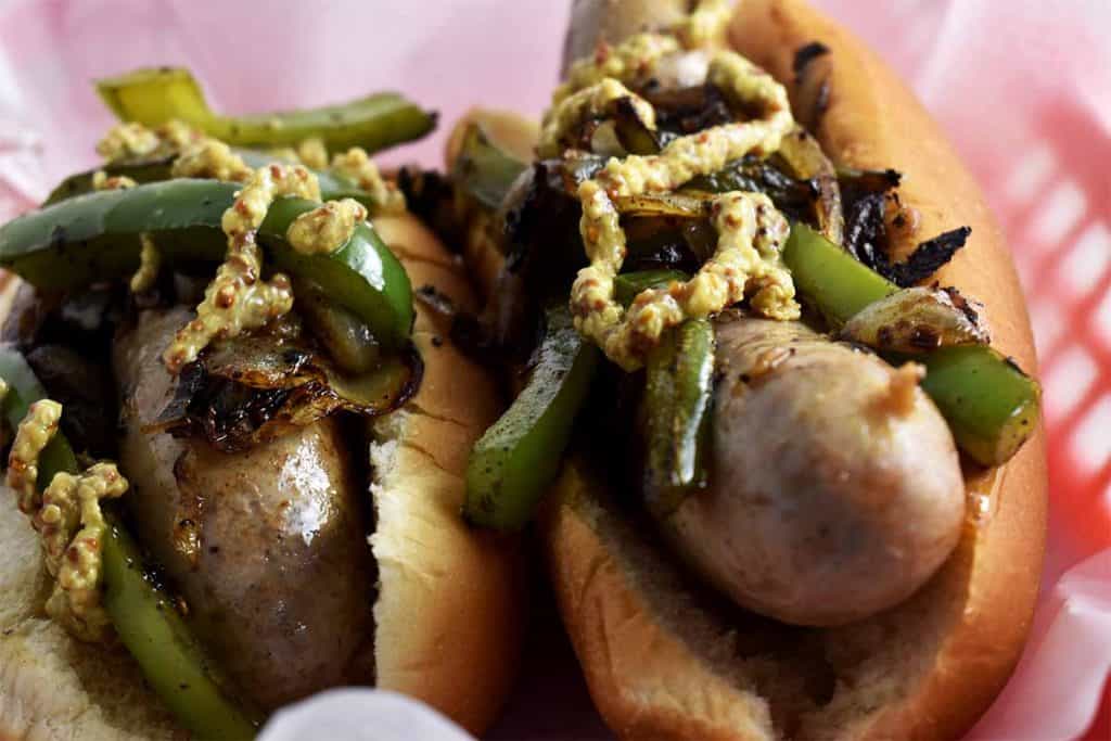 homemade beer brats