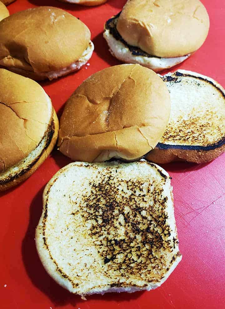 toasted slider buns