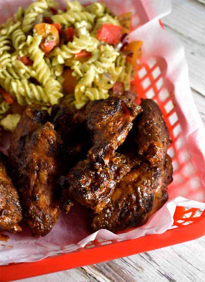 Smoked Chicken Wings with Garlic Buffalo Sauce | Nerd Chefs