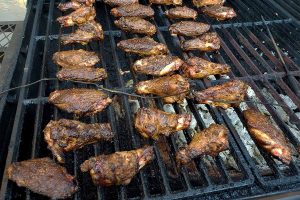 chicken wings on smoker