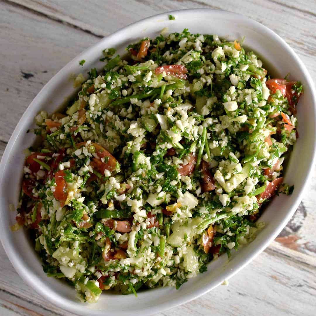 5 Minute Tabbouleh | Middle Eastern Chopped Salad | Nerd Chefs