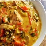 instant pot chicken a la king pin for pinterest
