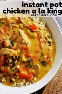 instant pot chicken a la king pin for pinterest