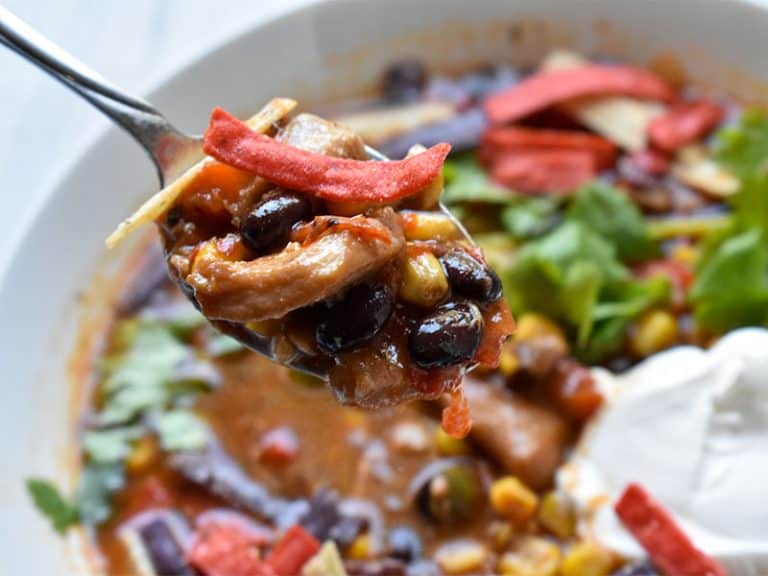 Southwest Instant Pot Chicken Tortilla Soup Recipe | Nerd Chefs
