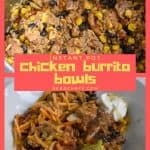 Instant Pot Chicken Burrito Bowls