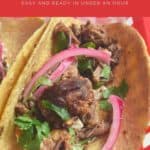 Instant Pot Barbacoa for pinterest