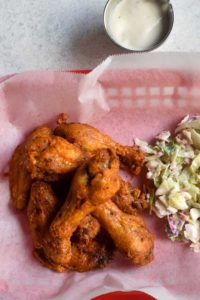 air fryer chicken wing photo for pinterest